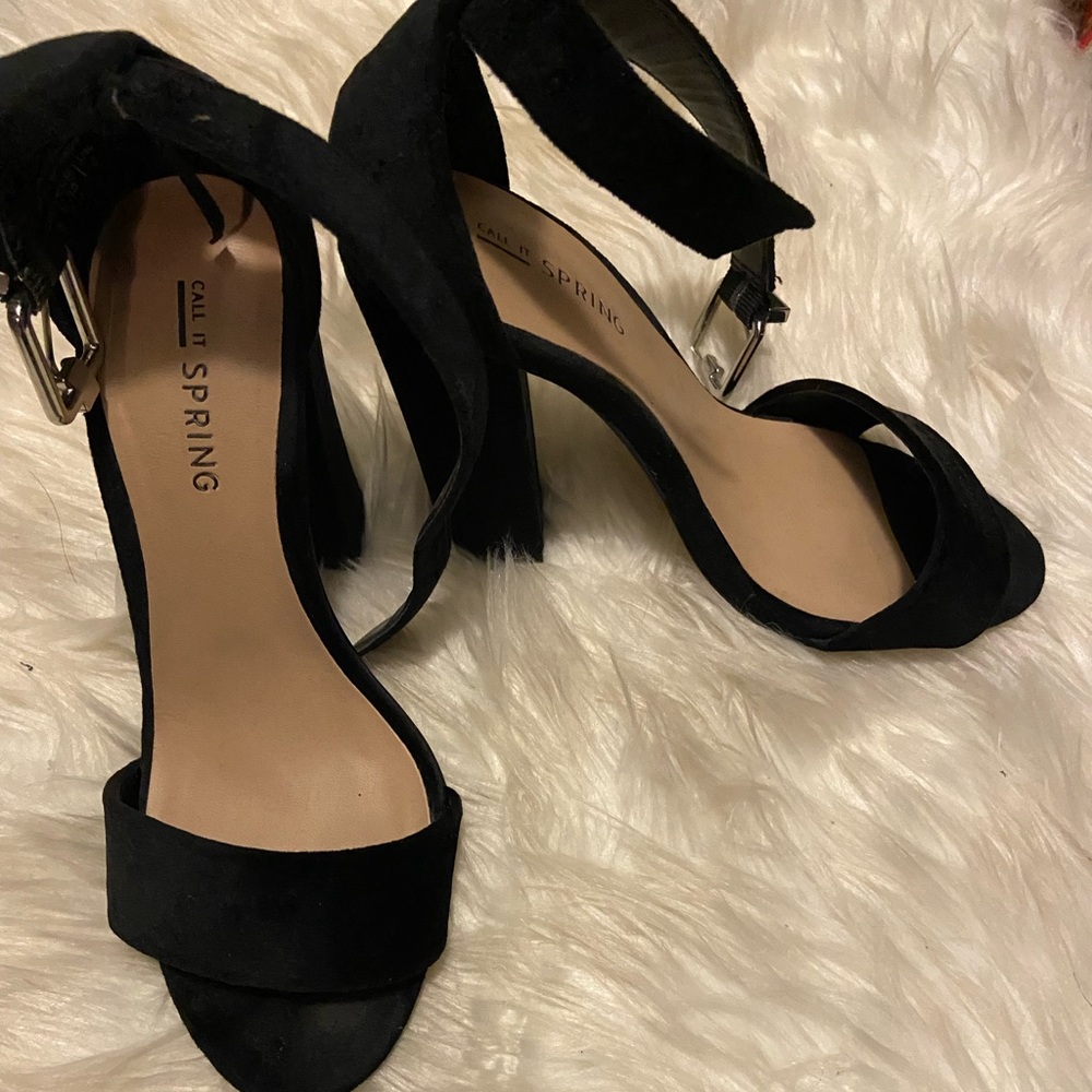 Call It Spring Suede Heels
